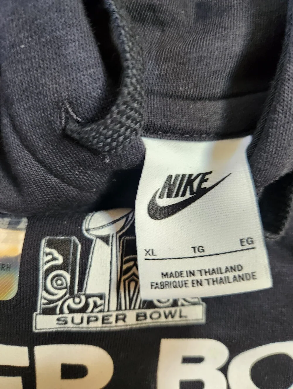 Philadelphia Eagles  Super Bowl LII Champions XL Hoodie/sweatshirt - Black